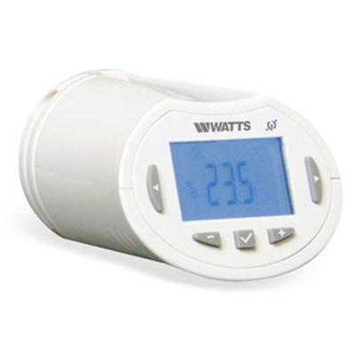 Watts Vision programmeerbare thermostaatknop incl. M30x1.5 / M28x1.5 adapters RF 868 MHz