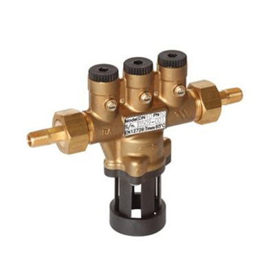 Watts Terugstroombeveiliging BA BS 1/2 budr DN10 met trechter filter en afsluiters