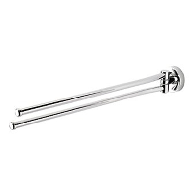 Geesa Luna 2 lids handdoekhouder 43,5cm chroom