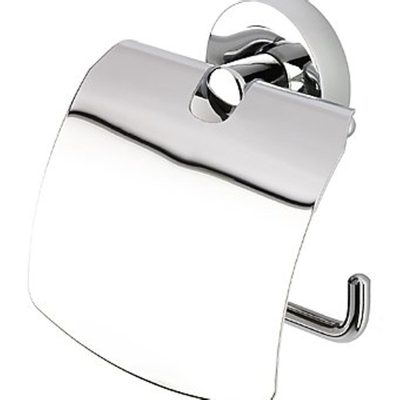 Geesa Luna closetrolhouder met klep chroom