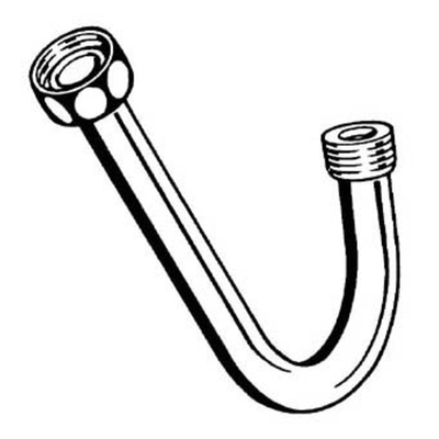 stijgbuisje zonder haakje chroom