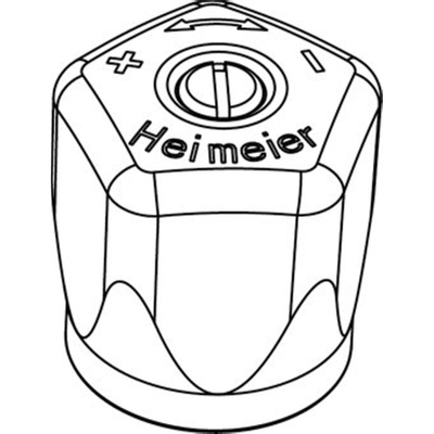 Heimeier Mikrotherm handknop wit