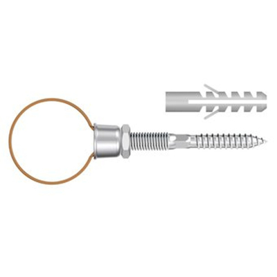 Flamco BMK HK beugel voor koperen buis M8 28mm