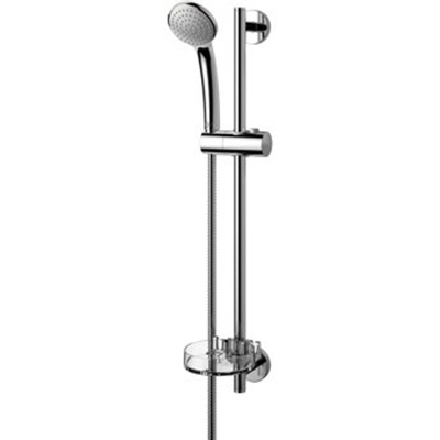 Ideal Standard Idealrain glijstangset 60cm met handdouche 80mm 1 stand chroom