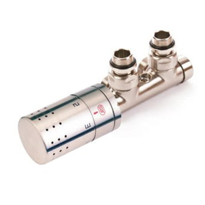 Comap Sar designset H-onderblok thermostatisch midden haaks + Sensitive M30 1/2x3/4 HOH 50mm inox