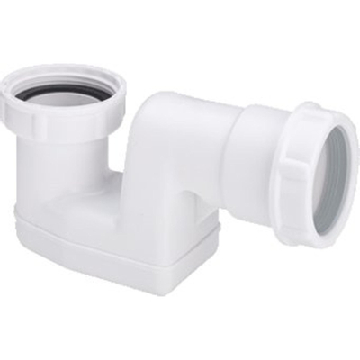 Viega universele sifon 1 1/2"x40 knel kunststof wit OUTLETSTORE