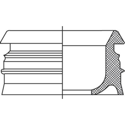 Aco GM-X manchet 100x110mm spie x PVC-mof