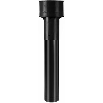 Burgerhout Megavent ventilatiedakdoorvoer Ø125mm l=950mm PP zwart