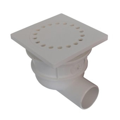 ABS vloersifon ABS 40mm 90° wit