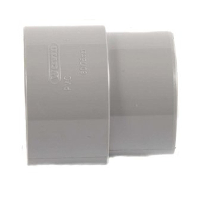 Wavin HWA x riool verloopstuk 80x75mm grijs