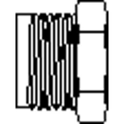 Comfort aansluiting verchroomd 3/8x M24 recht binnendraad