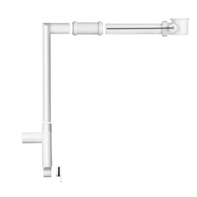 Easy Drain Slim slim waste en slim sifon XF Ø32mm ABS kunststof ultra dun en ruimtebesparend