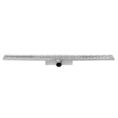 Easy Drain Compact 30 douchegoot RVS met enkele plaat RVS waterslot 30mm 70cm inbouw diepte 63mm met zijuitloop