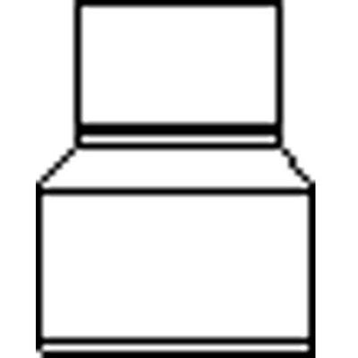 Wavin HWA verloopstuk 80x70mm grijs