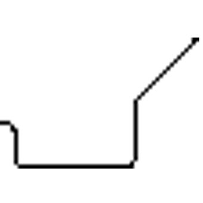 B30 Dakgootbeugel 25x5 mm 45met lip