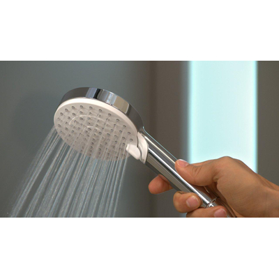 Hansgrohe Crometta E 240 1jet showerpipe met thermostaat chroom