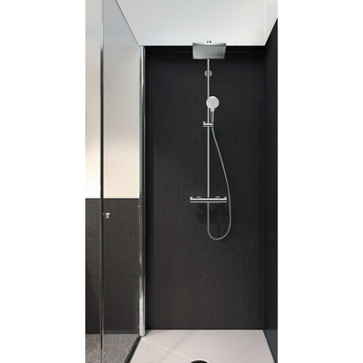 Hansgrohe Crometta E 240 1jet showerpipe met thermostaat chroom