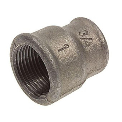 Nefit Ind Nr240 ronde sok verlopend met 2 x binnendraad 2 x1 zwart