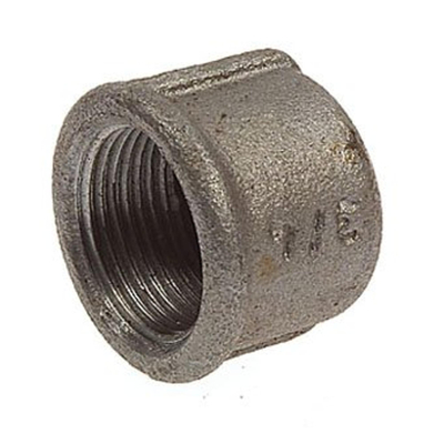 Nefit Ind. Nr.301 ronde dop binnendraad 3/8" zwart