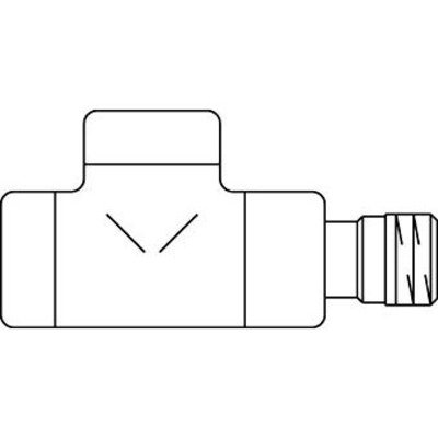 Oventrop Combi-E radiatorkoppeling Combi-E 1/2" recht wit