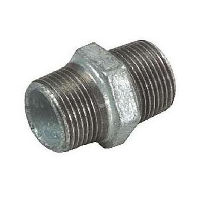 Nefit Ind Nr280 dubbele nippel met 2 x buitendraad 3/4 gegalvaniseerd