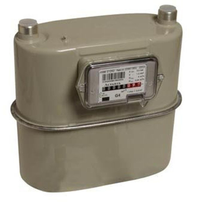 Itron gasmeter tweepijps G16 met kopp 1 1/2 25 m3/h