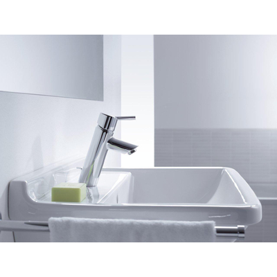 Hansgrohe Talis S2 wastafelkraan met waste met aansluitslangen 10mm chroom