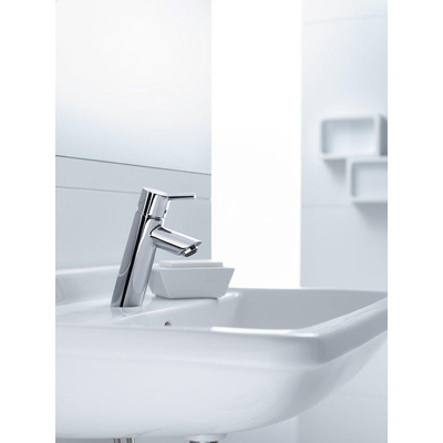 Hansgrohe Talis S2 wastafelkraan met waste met aansluitslangen 10mm chroom