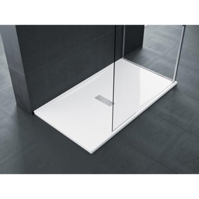 Novellini Ultra flat douchebak acryl rechthoekig 140x80x12cm incl. poten en sifon wit mat