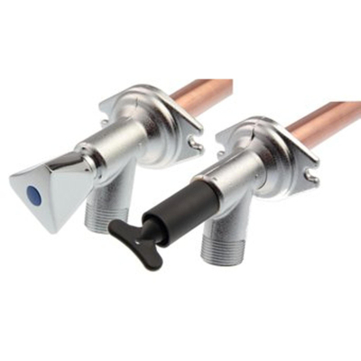 VSH Aqua Secure vorstvrije gevelkraan 3/4x378x15mm messing