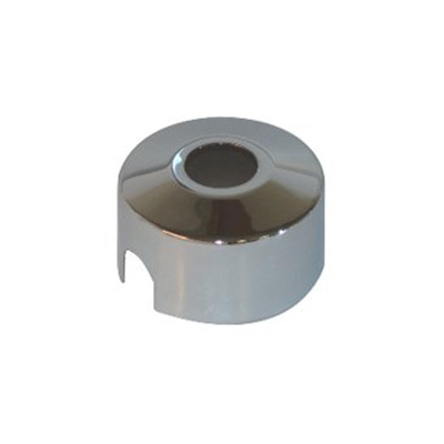 De Beer kraanrozet verchroomd 1/2 x40mm met uitsparing voor montage op muur