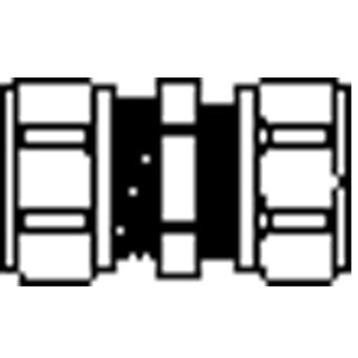 VSH Super Knel Vernikkelde knelkoppeling 12mm Gastec / Kiwa