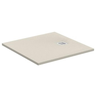 Ideal Standard Ultraflat Solid douchebak vierkant 80x80x3cm zandbeige