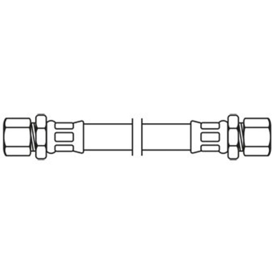 Neoperl Neoflex slang 10mmknelx12mmknel 35cm RVS