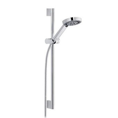 Kludi A QA glijstangsetset 60cm inclusief doucheslang en 3S handdouche chroom