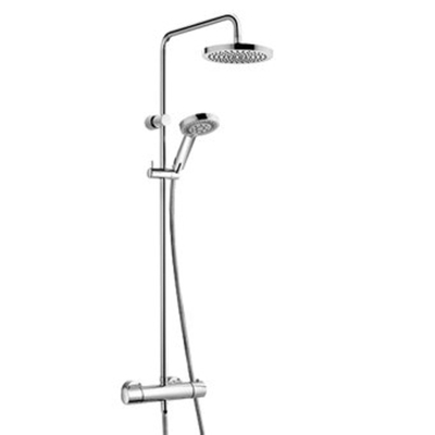 Kludi A QA douchethermostaat met Dual Shower System met handdouche 3S en hoofddouche chroom