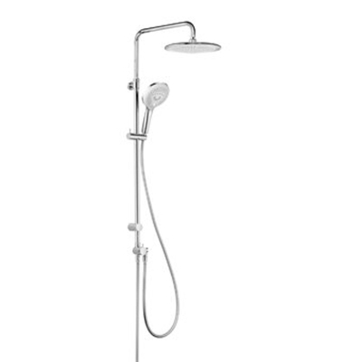 Kludi Freshline douchesysteem zonder douchekraan met hoofddouche Ø25cm en handdouche 3S met doucheslang 160cm chroom