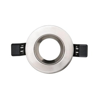 Interlight frame rond IP20 tbv LED module MR16 90mm geborsteld chroom IL F90RM