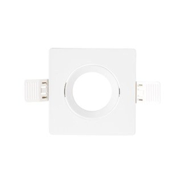 Interlight LED spot set IP20 dimbaar vierkant 90mm met driver 36° richtbaar wit