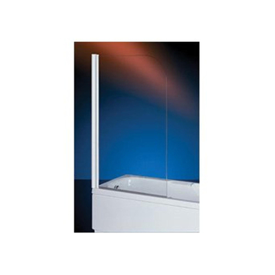 Plieger Royal badklapwand 6mm glas 68x140cm chroom profiel en helder glas
