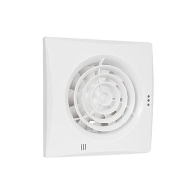 Nedco Silencio badkamerventilator ø100mm 97m3 timer/hydro wit