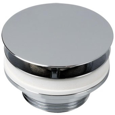 Plieger afvoerplug met push open 5/4 v kraan chroom