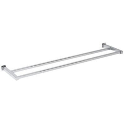 Plieger Cube handdoekhouder 60cm dubbel inox