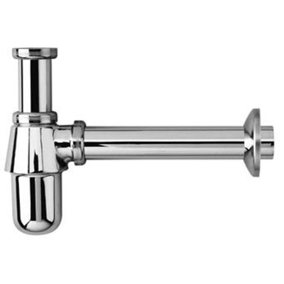 Viega bekersifon met muurbuis 5/4 met rozet chroom OUTLETSTORE