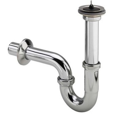 Viega plugbuissifon met muurbuis 5/4 met rozet met verstelpijp 120mm chroom