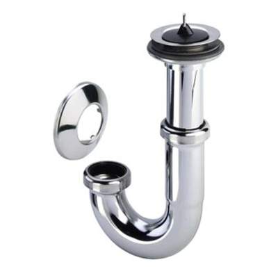 Viega plugbuissifon zonder muurbuis 5/4 met rozet chroom