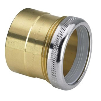 Viega overgangskoppeling lood 5/4 32mm klem chroom