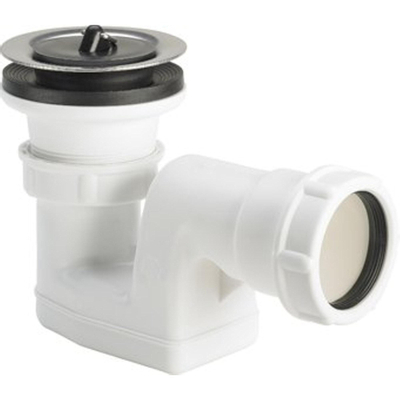 Viega douchebakafvoer compleet voor douchebak met gat 52mm chroom