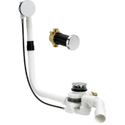 Viega Multiplex trio f badafvoer met toevoer 725x40 50 chroom