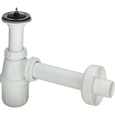 Viega kunststof plugbekersifon met muurbuis 5/4 met rozet